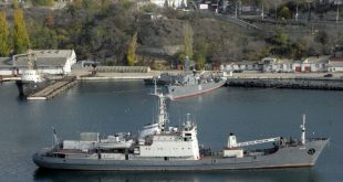 Российский разведывательный корабль «Лиман» затонул в Черном море после столкновения с торговым судном