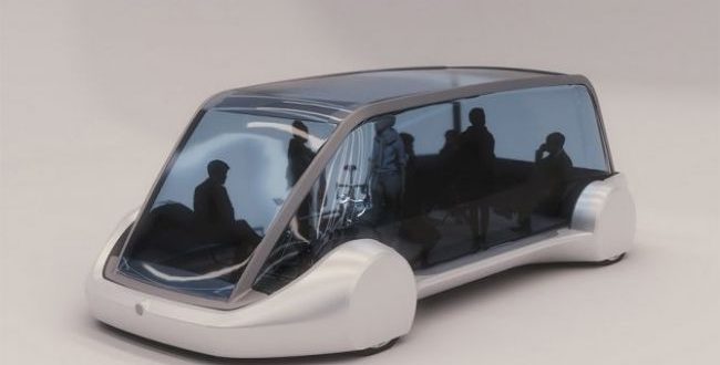 Илон Маск представил концепт инновационного подземного беспилотного автобуса