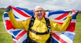 101-летний британский ветеран стал старейшим скайдайвером в мире
