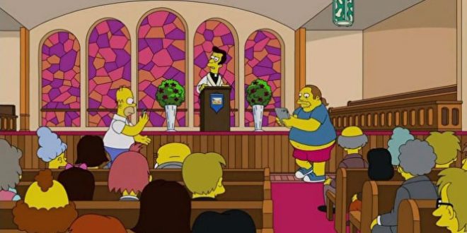 В РПЦ призвали повысить возрастной ценз «Симпсонов» после нового эпизода, в котором Гомер ловит покемонов в храме