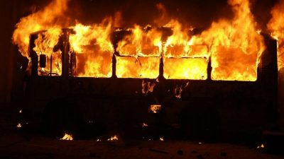 В Болгарии сгорел автобус, перевозивший российских туристов