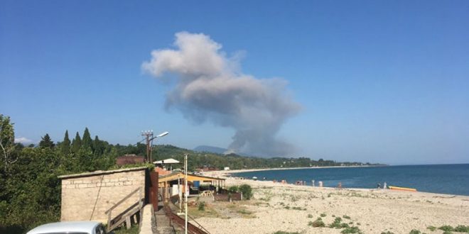 При взрыве на военном складе в Абхазии погибли две российские туристки